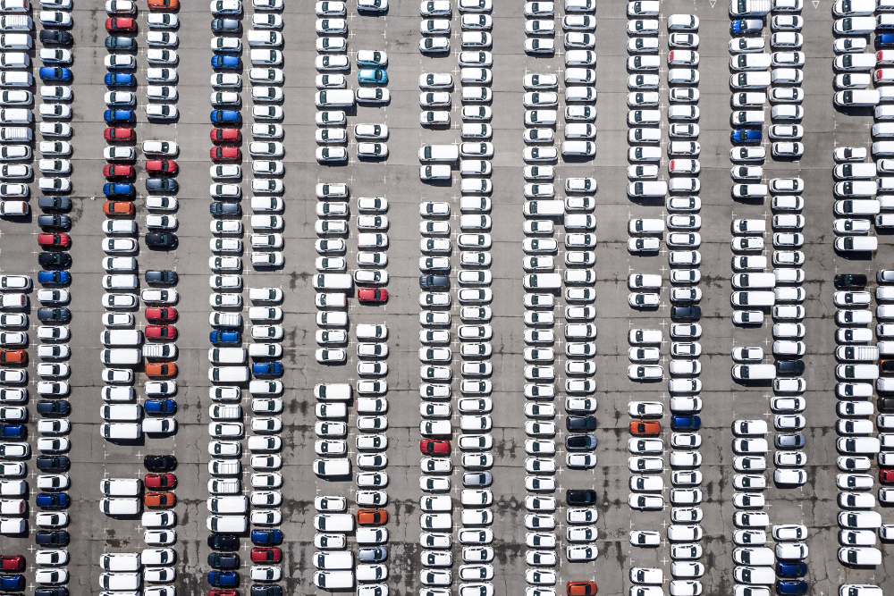 large parking spaces